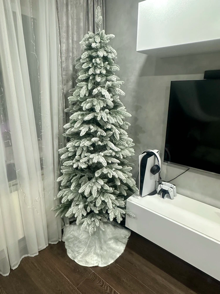 Изображение товара Ель искусственная National Tree Company Эверест стройная заснеженная / ЭВ/ЗСН-210 (210см)