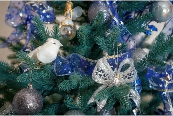 Изображение товара Ель искусственная National Tree Company Форест / ФОР/ГЛ-160 (160см, голубой)