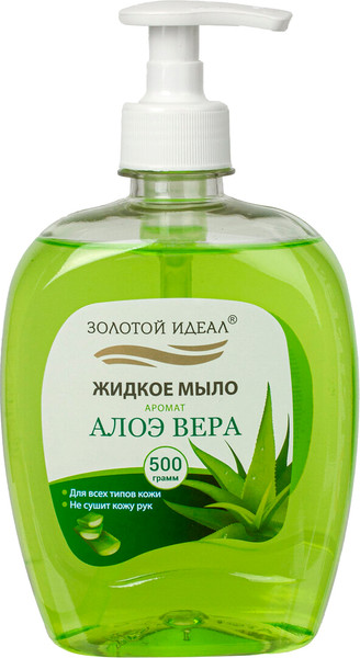 Изображение товара Мыло жидкое Золотой идеал Алоэ-вера / 606785 (500г)