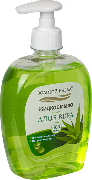 Изображение товара Мыло жидкое Золотой идеал Алоэ-вера / 606785 (500г)
