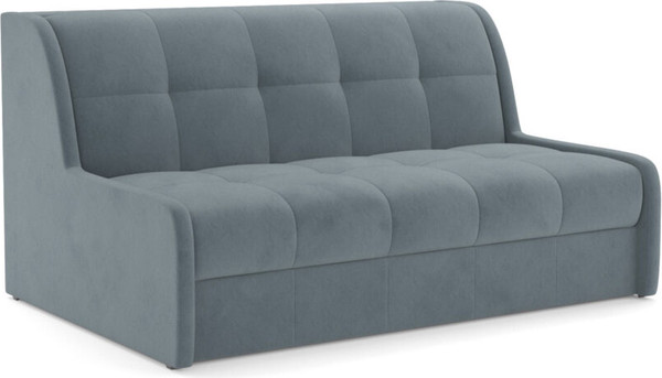 Изображение товара Диван Mebel-Ars Аккордеон Барон №6 НПБ 120x200 (велюр серый/синий HB-178/26)