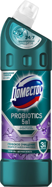 Изображение товара Универсальное чистящее средство Domestos Цветочная свежесть (750мл)