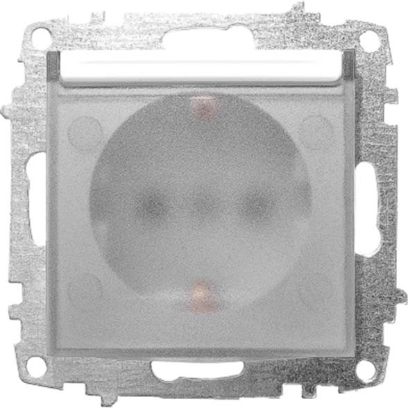 Изображение товара Розетка El-Bi Zena-Vega / 609-016200-218 (матовый белый)