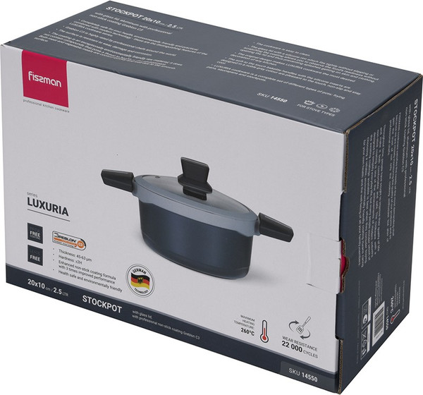 Изображение товара Кастрюля Fissman Luxuria 14550