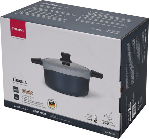 Изображение товара Кастрюля Fissman Luxuria 14551
