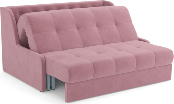 Изображение товара Диван Mebel-Ars Аккордеон Барон №6 НПБ 155x200 (велюр пудра НВ-178/18)