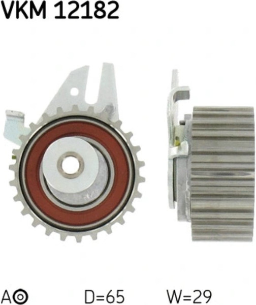 Изображение товара Натяжной ролик ремня ГРМ SKF VKM12182