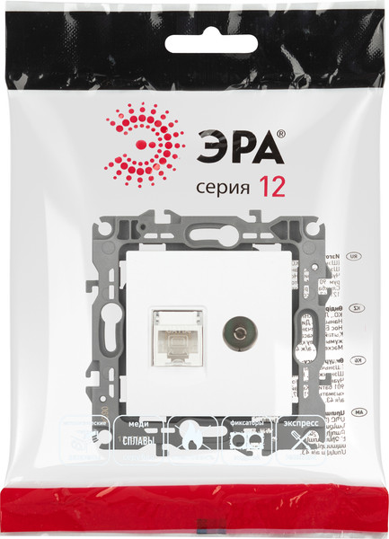 Изображение товара Розетка ЭРА 12-3110-01М / Б0065691 (белый матовый)