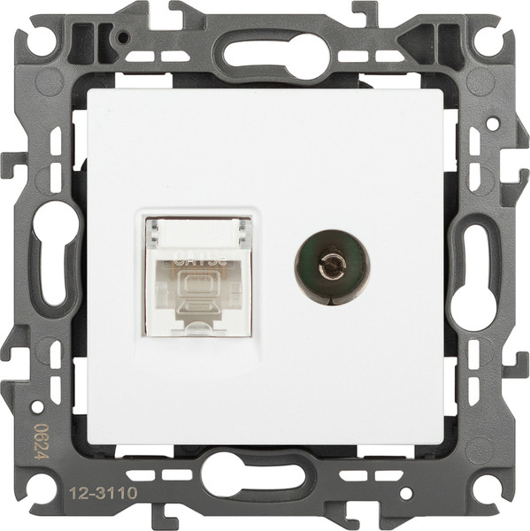 Изображение товара Розетка ЭРА 12-3110-01М / Б0065691 (белый матовый)