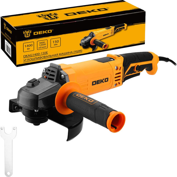Изображение товара Угловая шлифовальная машина Deko DKAG1400-150E / 083-1029