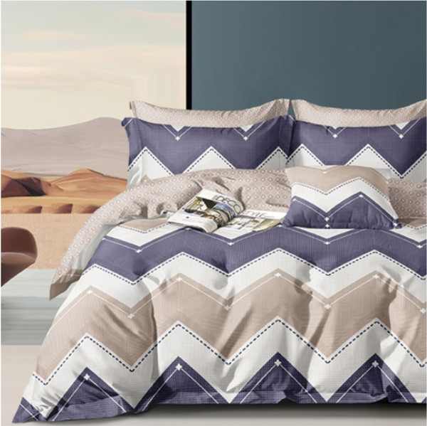 Изображение товара Комплект постельного белья Alleri Перкаль Elite 2сп с европростыней / Пер-138