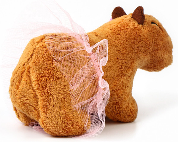 Изображение товара Мягкая игрушка Pomposhki Капибара с цветочком / 10128062