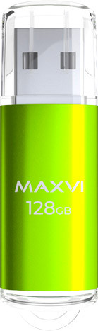 Изображение товара USB flash накопитель Maxvi MP 128GB 2.0 (зеленый)