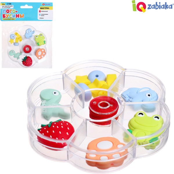 Изображение товара Развивающий игровой набор Zabiaka IQ Логобусины / 10361414