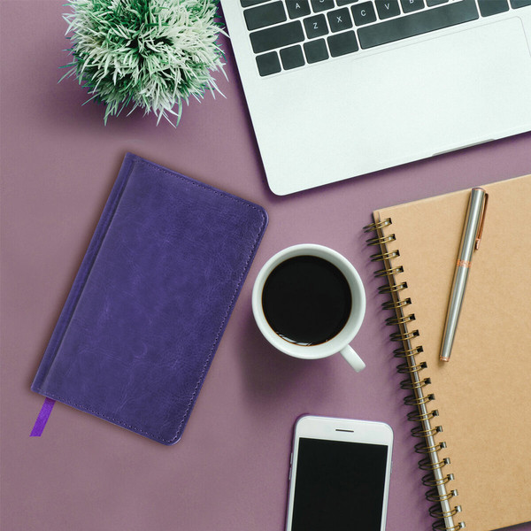 Изображение товара Еженедельник Brauberg Rainbow / 114486 (64л, сиреневый)