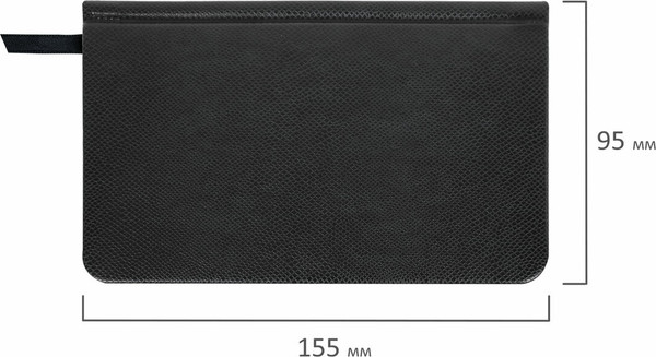 Изображение товара Еженедельник Brauberg Iguana / 114480 (64л, черный)