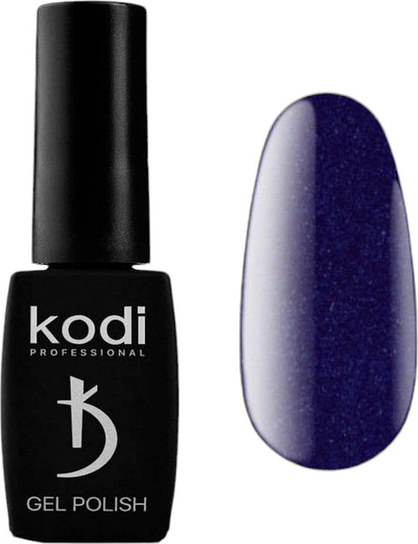Изображение товара Гель-лак для ногтей Kodi №20B Темно-синий с шиммером, стекло (8мл)