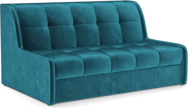 Изображение товара Диван Mebel-Ars Аккордеон Барон №6 НПБ 180x200 (бархат синий/зеленый Star Velvet 43 Black Green)