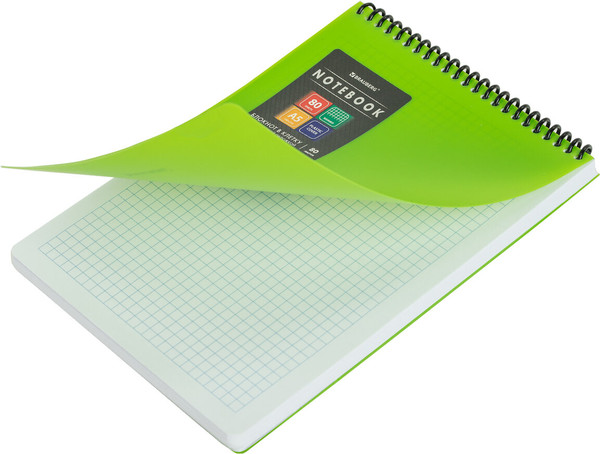 Изображение товара Блокнот Brauberg Metropolis / 115570 (80л, зеленый)