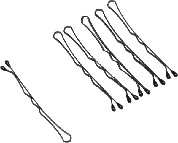 Изображение товара Набор заколок-невидимок для волос Dewal Волна SLN40V-1/200 (200г, черный)