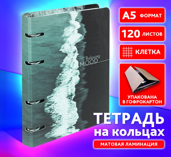 Изображение товара Тетрадь Brauberg 404725 (120л, клетка)