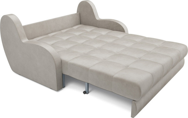 Изображение товара Диван Mebel-Ars Аккордеон Барон НПБ 140x200 (бархат бежевый Star Velvet 6 Light Beige)