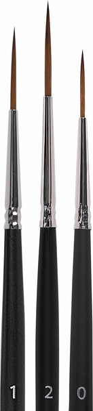 Изображение товара Набор кистей Brauberg Art Classic / 201034 (3шт, синтетика)