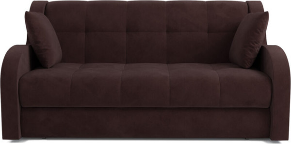 Изображение товара Диван Mebel-Ars Аккордеон Барон НПБ 140x200 (велюр шоколад HB-178/16)