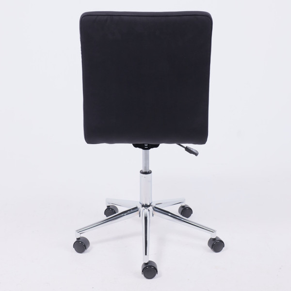 Изображение товара Кресло офисное AksHome Роза квадрат (Velutto 34 черный/хром)
