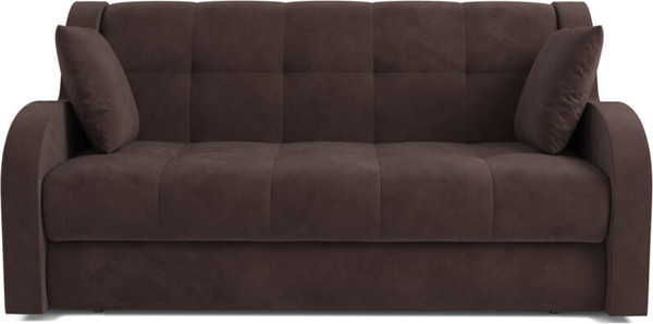 Изображение товара Диван Mebel-Ars Аккордеон Барон НПБ 155x200 (велюр молочный шоколад НВ-178/13)