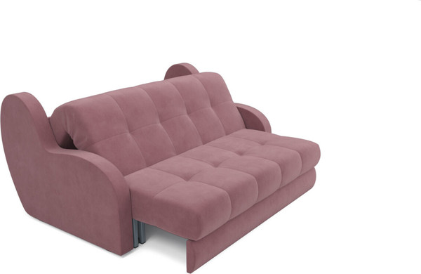 Изображение товара Диван Mebel-Ars Аккордеон Барон НПБ 155x200 (велюр пудра НВ-178/18)