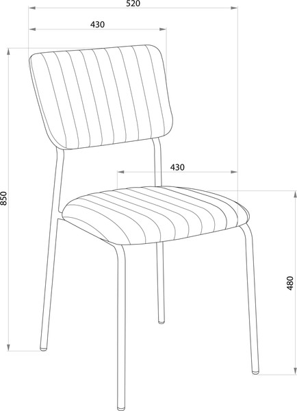 Изображение товара Стул AksHome Rain (темно-серый велюр HLR-21/черный)