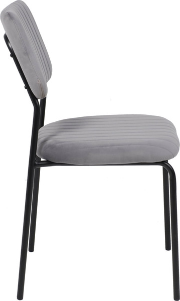 Изображение товара Стул AksHome Rain (серый велюр HLR-20/черный)