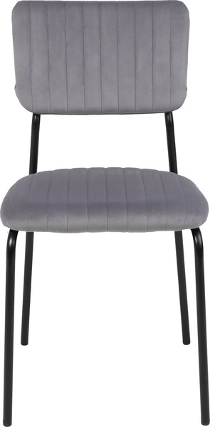 Изображение товара Стул AksHome Rain (серый велюр HLR-20/черный)