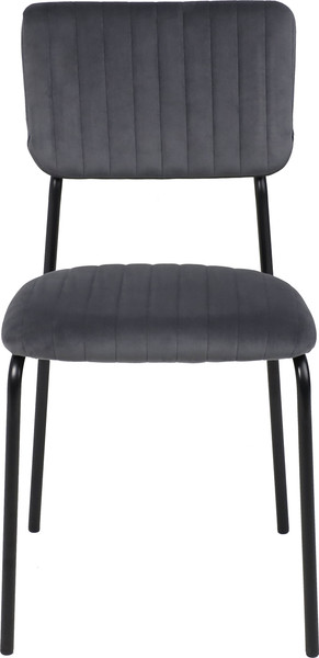 Изображение товара Стул AksHome Rain (темно-серый велюр HLR-21/черный)