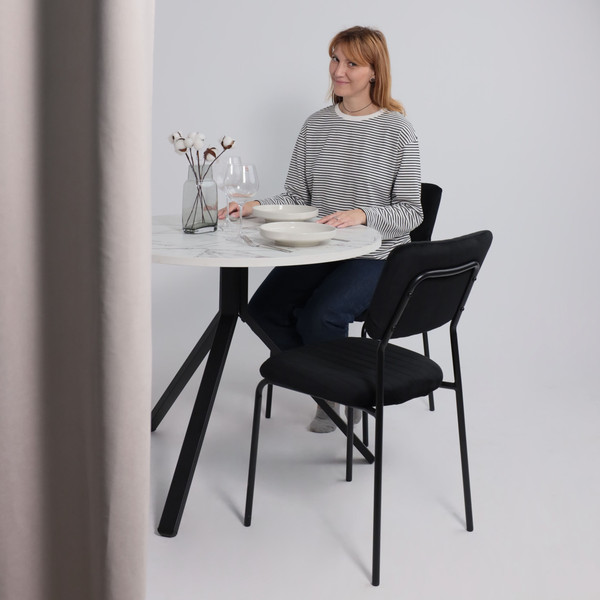 Изображение товара Стул AksHome Rain (черный велюр HLR-66/черный)