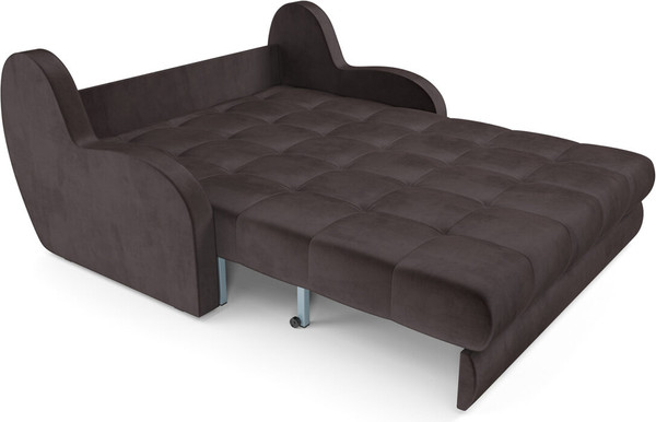 Изображение товара Диван Mebel-Ars Аккордеон Барон НПБ 180x200 (бархат шоколадный Star Velvet 60 Coffee)