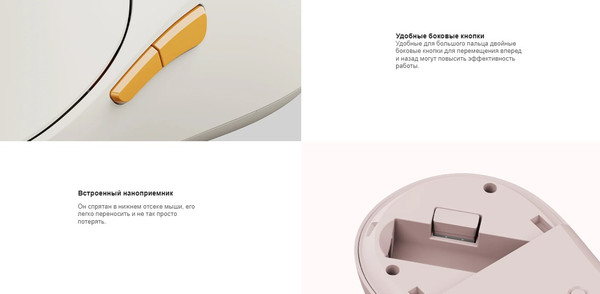 Изображение товара Мышь Xiaomi Wireless Mouse 3 / BHR8912GL (белый)