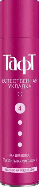 Изображение товара Лак для укладки волос Тафт Естественная укладка (225мл)