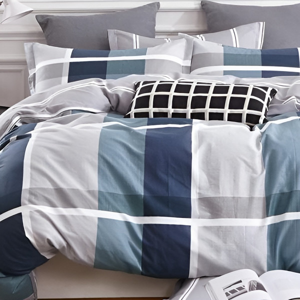 Изображение товара Комплект постельного белья Alleri Поплин Luxe 2сп с европростыней / П-349