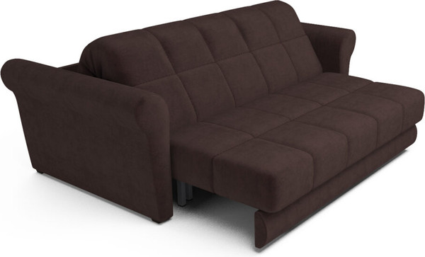 Изображение товара Диван Mebel-Ars Аккордеон Гранд НПБ 140x200 (велюр молочный шоколад НВ-178/13)