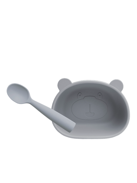 Изображение товара Набор посуды для кормления Beola baby HSB-04/B (серый)