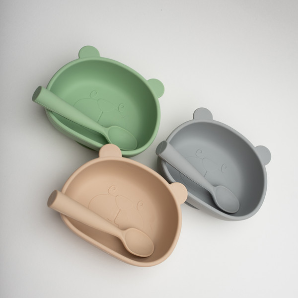 Изображение товара Набор посуды для кормления Beola baby HSB-04/B (зеленый)