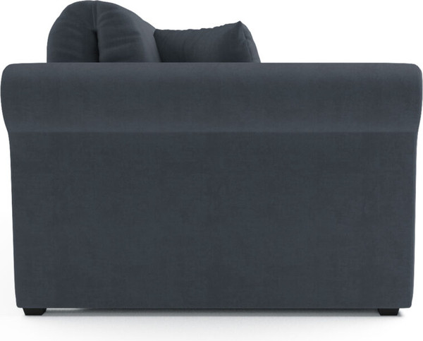 Изображение товара Диван Mebel-Ars Аккордеон Гранд НПБ 155x200 (велюр серый/синий НВ-178/26)