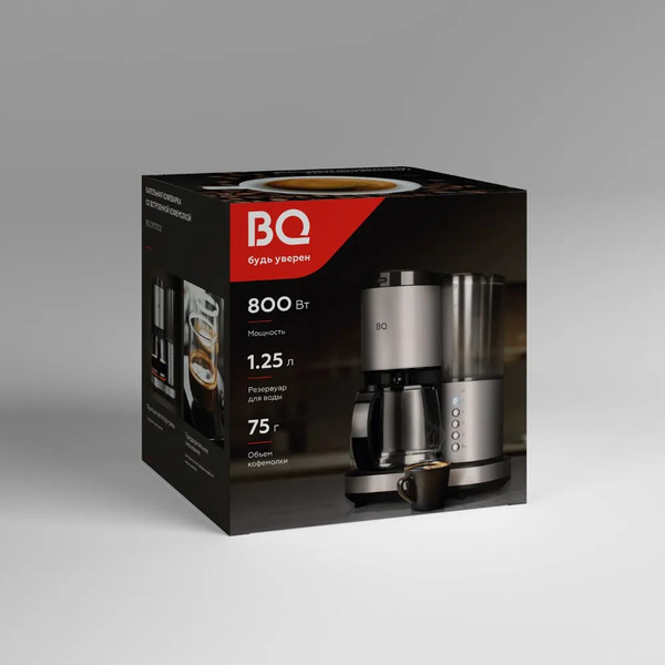 Изображение товара Капельная кофеварка BQ CM7002 (сталь/черный)