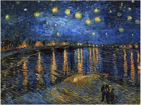 Изображение товара Постер Citydecor Звездная ночь над Роной. Винсент ван Гог (30x40)