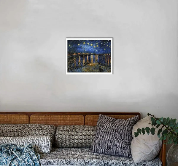 Изображение товара Постер Citydecor Звездная ночь над Роной. Винсент ван Гог (30x40)