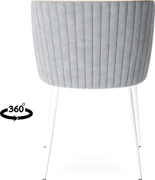 Изображение товара Стул Табурет Милано поворотный (бренди 20/кант CF-02/каркас белый)