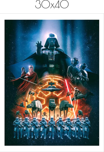 Изображение товара Постер Citydecor Звездные воины 2 (30x40)