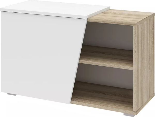 Изображение товара Тумба для обуви Stolline Одри 458.02 (дуб сонома/белый)